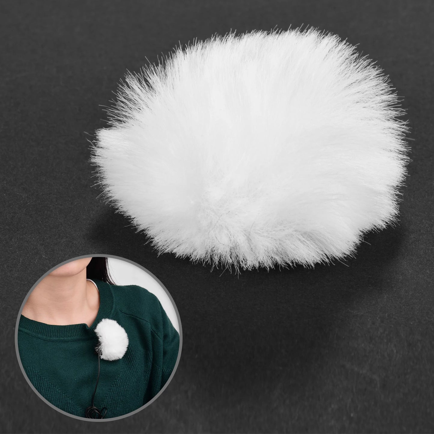 Lapel Fur Windshield Muff