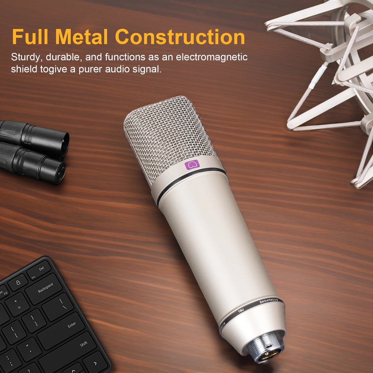 U87 AI XLR Professional Condenser Microphone