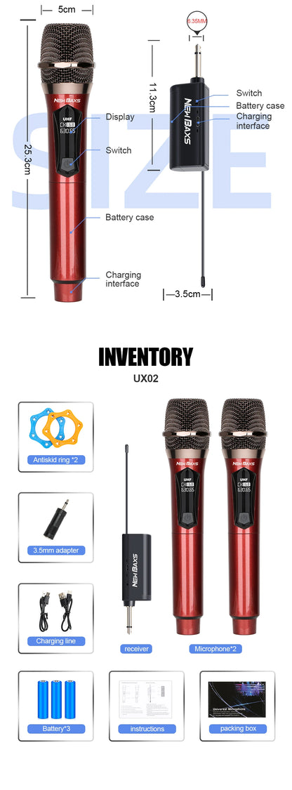 NEW BAXS UX  Wireless Microphone