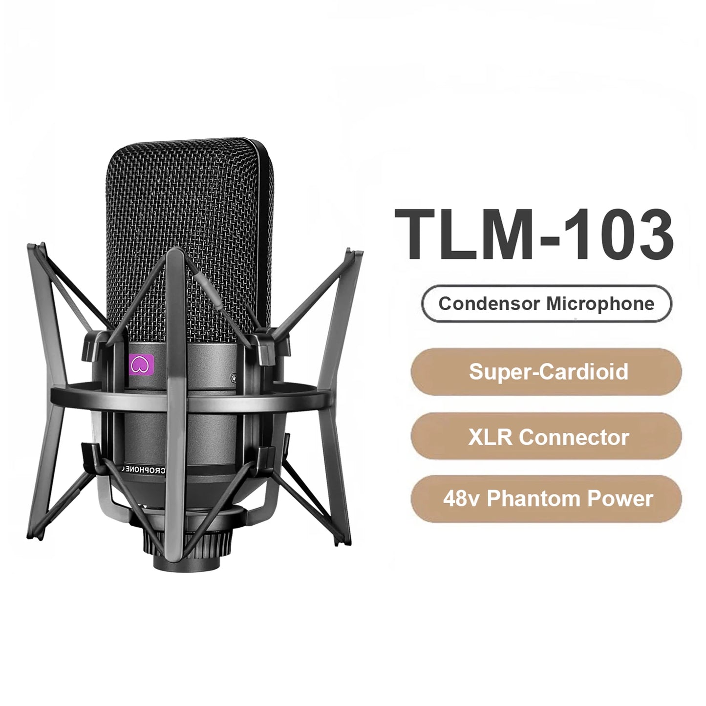 TLM-103 XLR Professional Condenser Microphone