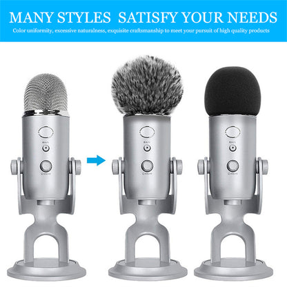 Plush furry microphone Windscreen Cover