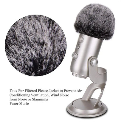 Plush furry microphone Windscreen Cover