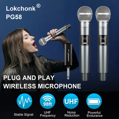 PG58 UHF Wireless Microphone