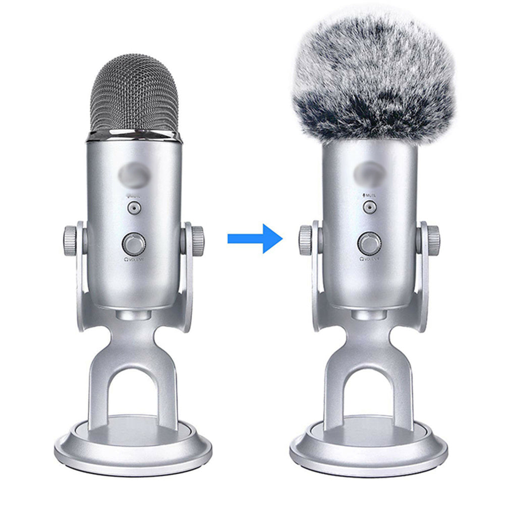 Plush furry microphone Windscreen Cover