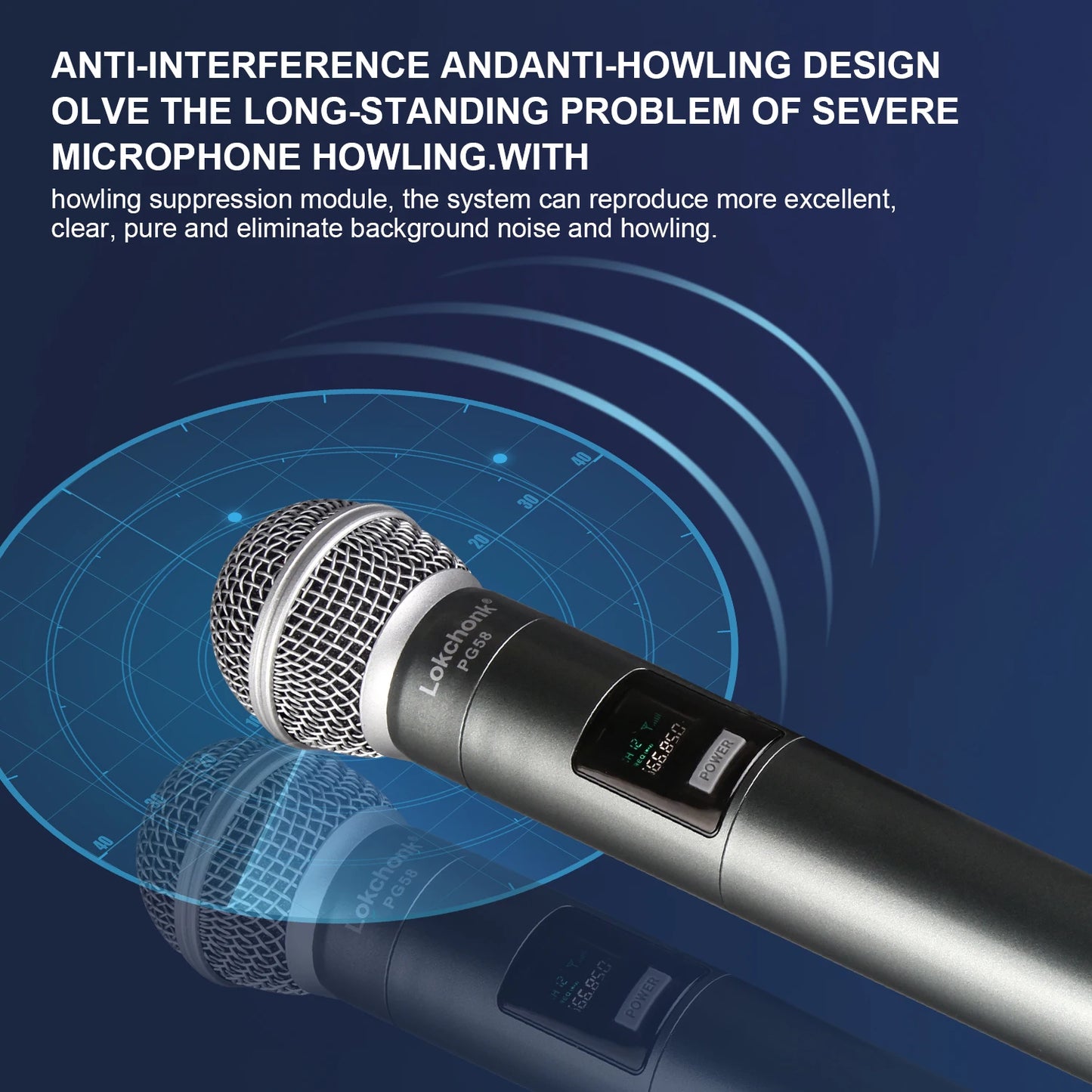 PG58 UHF Wireless Microphone