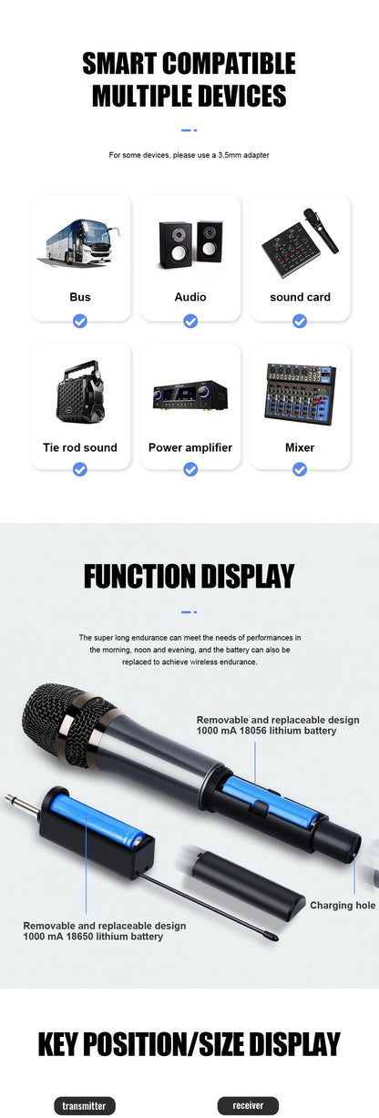 NEW BAXS UHF Professional Microphone