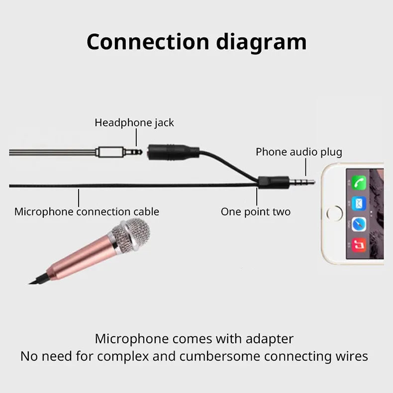 FLOSS KTV Mini Microphone (3.5mm)