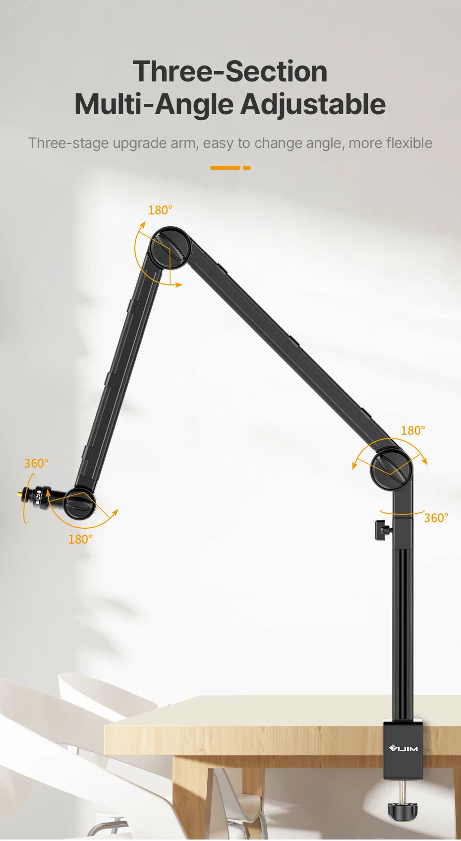 VIJIM LS24 Microphone Boom Arm Stand