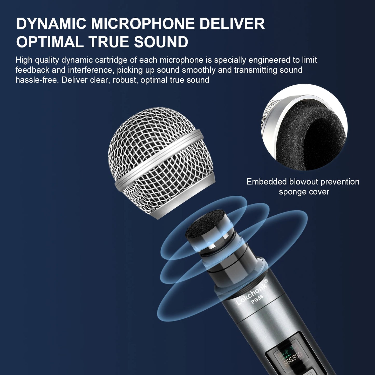 PG58 UHF Wireless Microphone