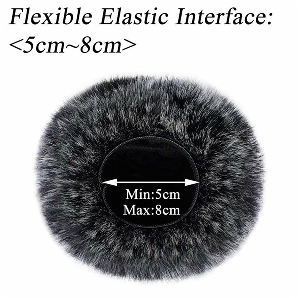 Plush furry microphone Windscreen Cover