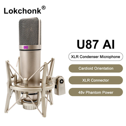 U87 AI XLR Professional Condenser Microphone