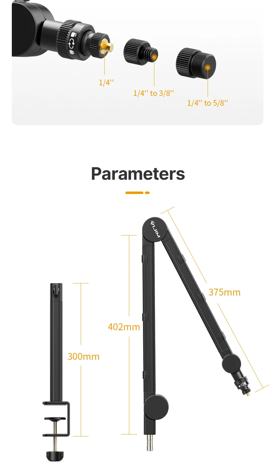 VIJIM LS24 Microphone Boom Arm Stand