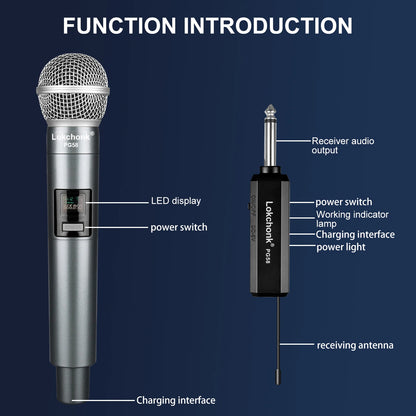 PG58 UHF Wireless Microphone