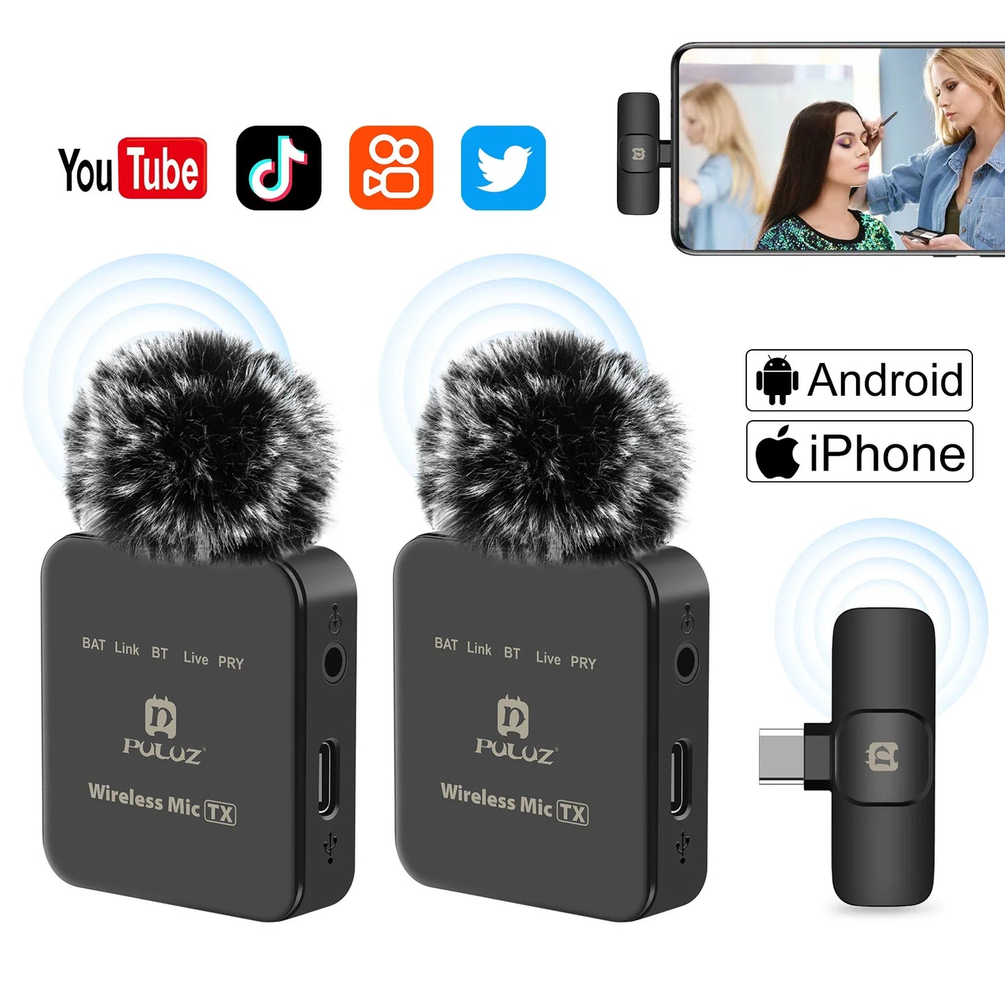 PULUZ Wireless Microphone