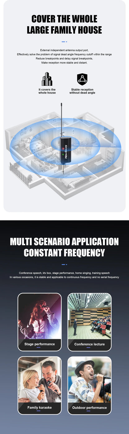 NEW BAXS UHF Professional Microphone