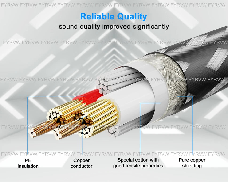 XLR Audio Microphone Cable (Male to Female)