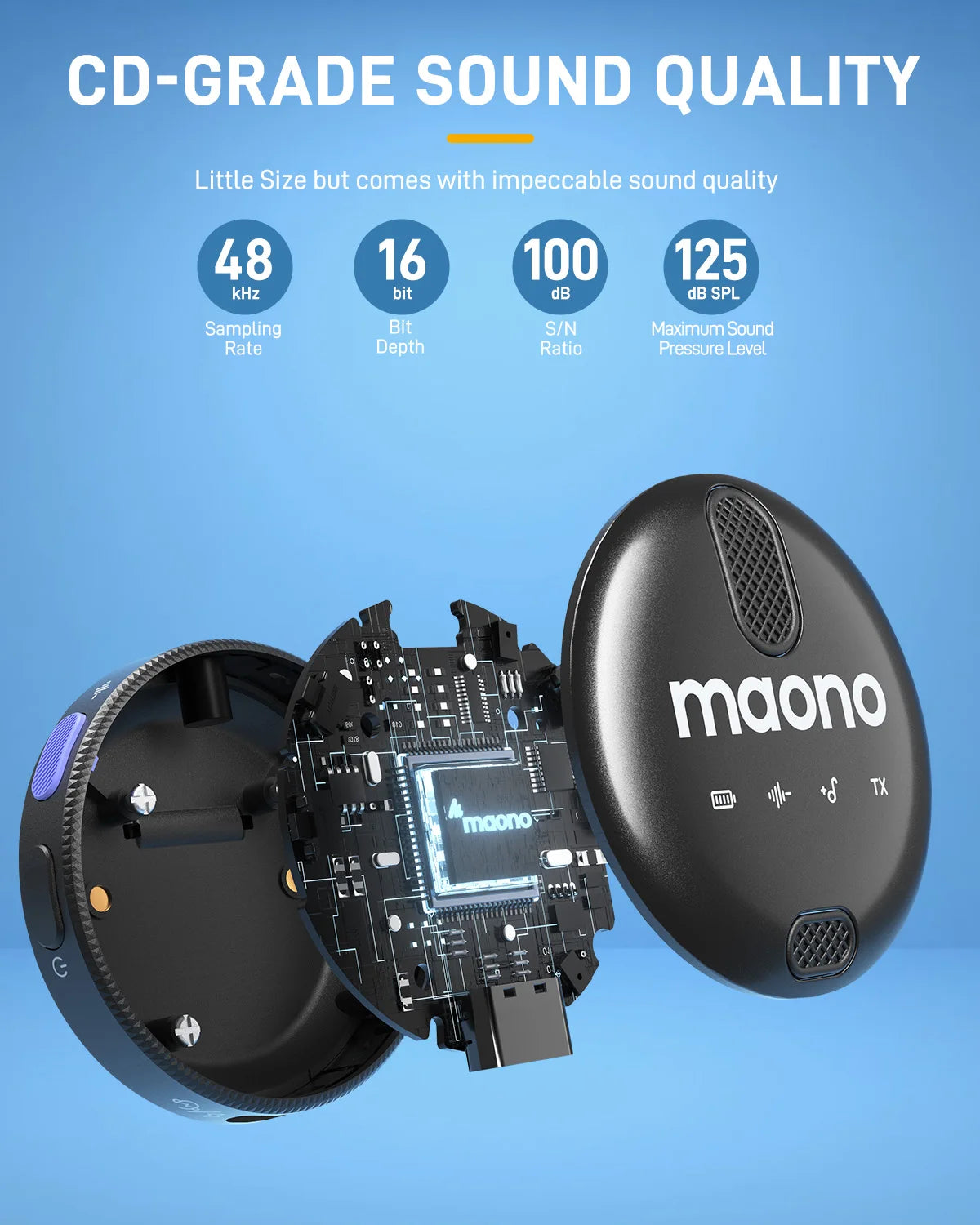 MAONO Lavalier Lapel Microphone