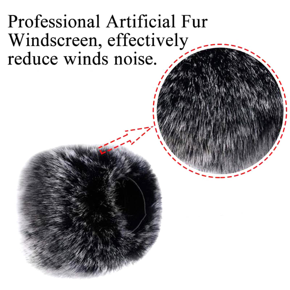 Plush furry microphone Windscreen Cover