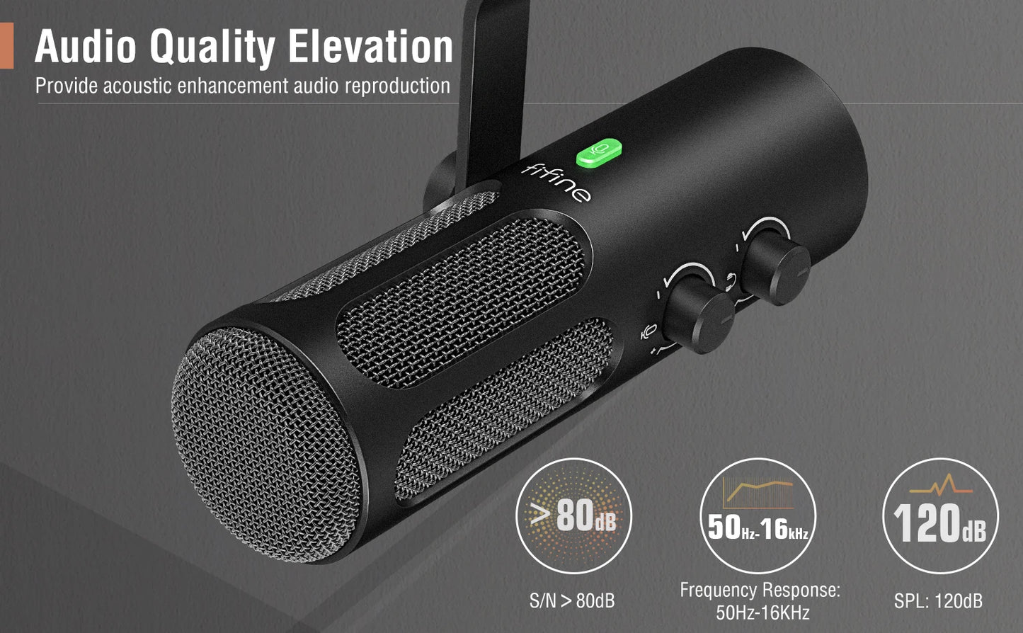 FIFINE Tank3 Dynamic Microphone