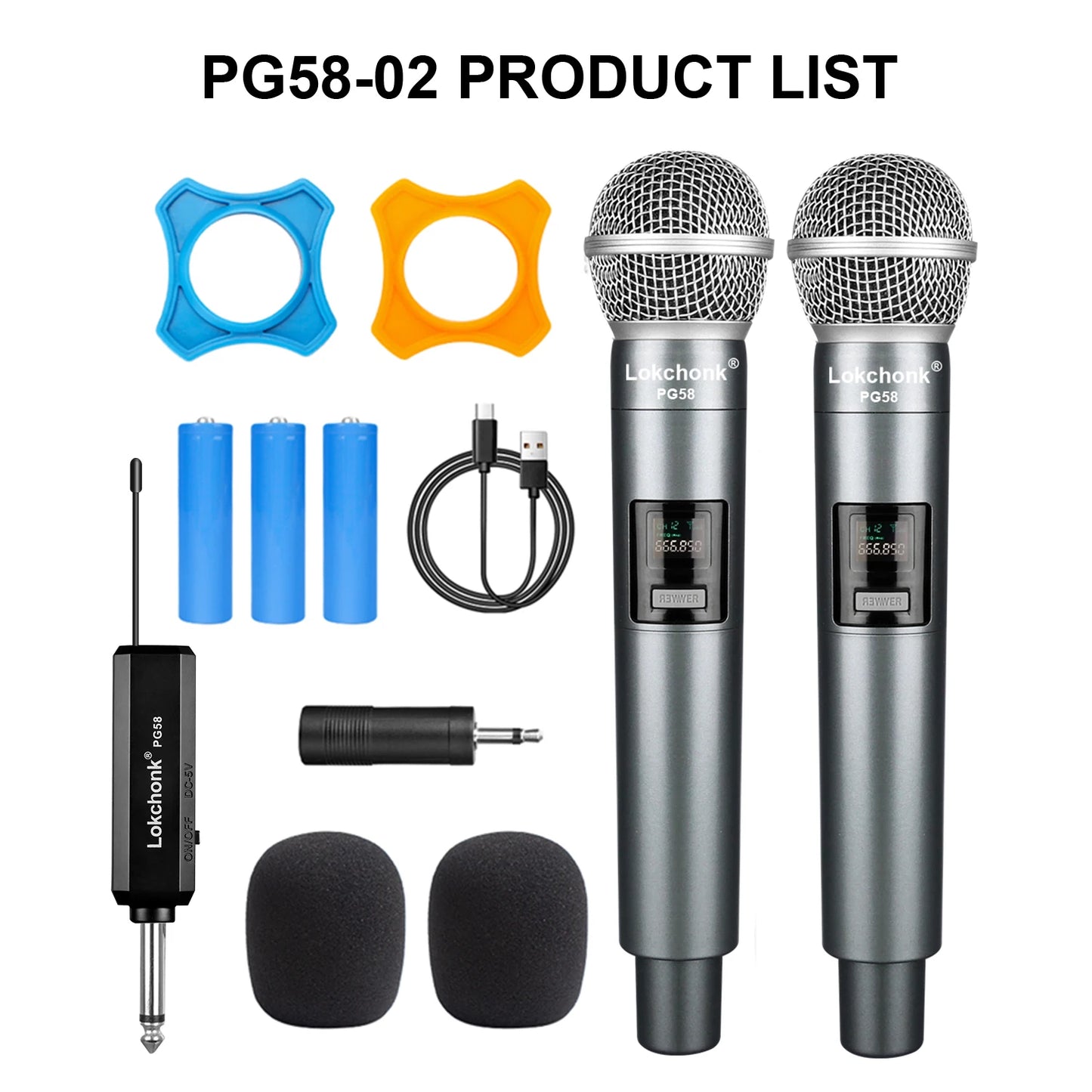 PG58 UHF Wireless Microphone