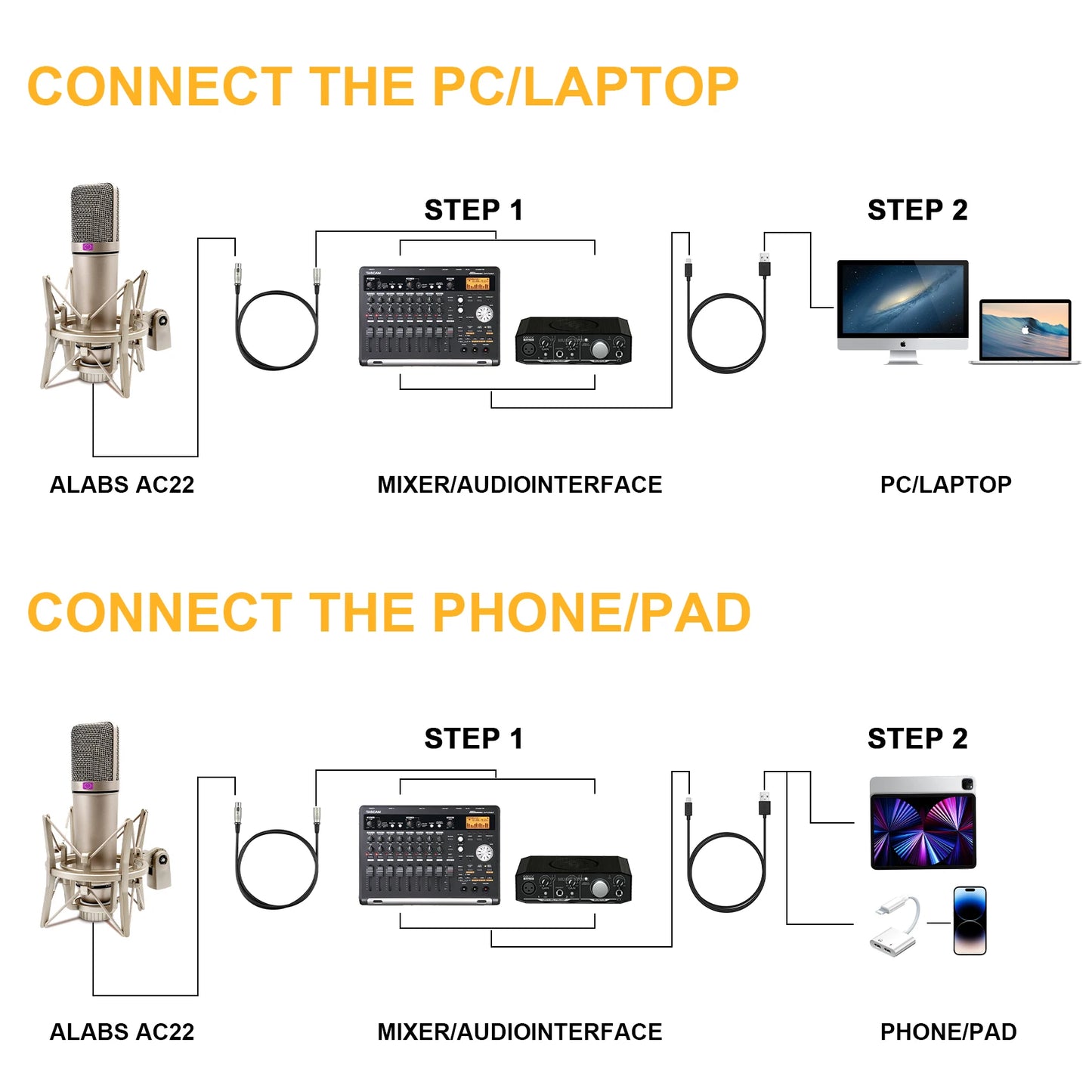 U87 AI XLR Professional Condenser Microphone