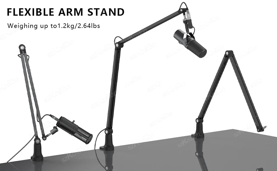 SZKOSTON Adjustable Metal Microphone Stand