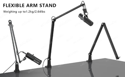 SZKOSTON Adjustable Metal Microphone Stand