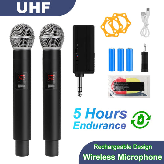 Dual Handheld Wireless Mic