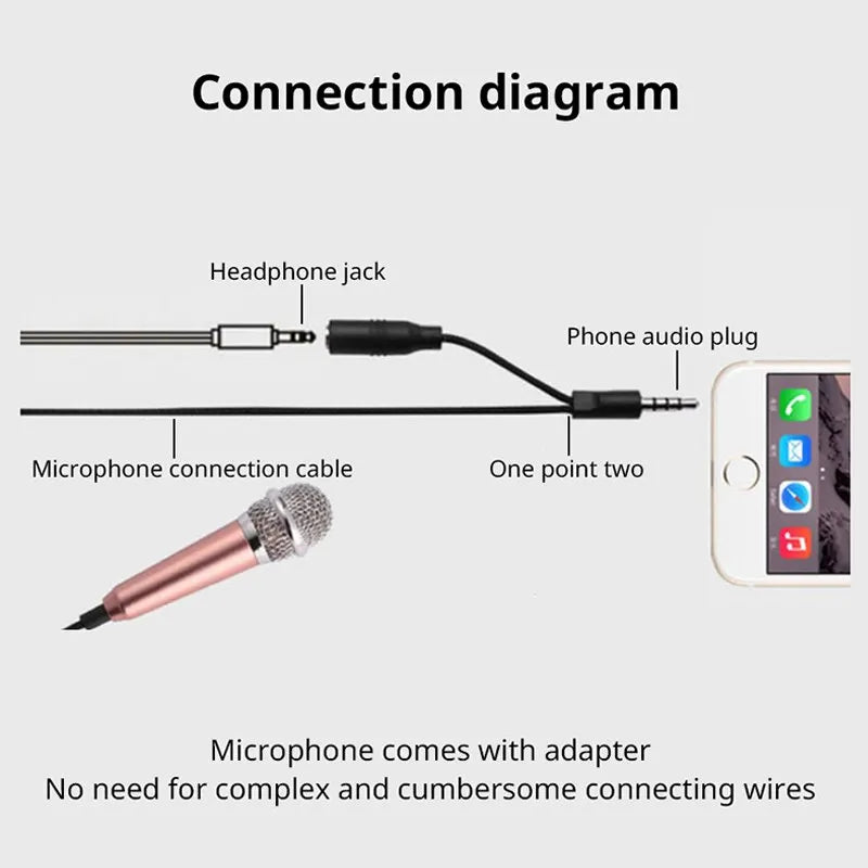 FLOSS KTV Mini Microphone (3.5mm)